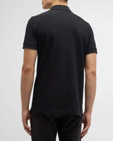 TOM FORD Men 's Cotton Pique Polo Shirt | Thumbnail 3