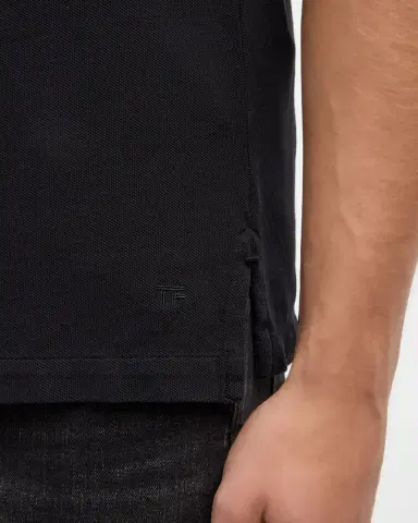 TOM FORD Men 's Cotton Pique Polo Shirt | Thumbnail 7