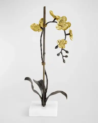 Michael Aram Gold Orchid Small Stem Sculpture | Thumbnail 4