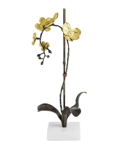 Michael Aram Gold Orchid Small Stem Sculpture | Thumbnail 1