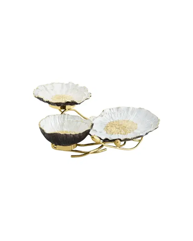 Michael Aram Anemone 3-Tier Server