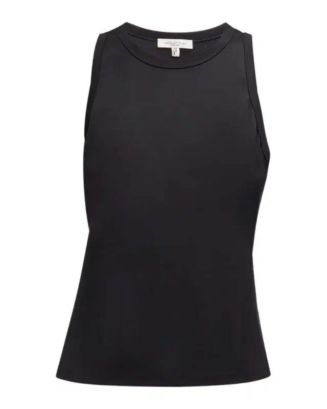 Lafayette 148 New York Swiss Cotton Rib Racerback Tank