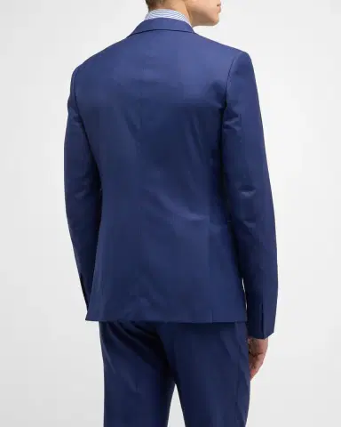 Brioni Men 's Wool Sharkskin Suit | Thumbnail 5