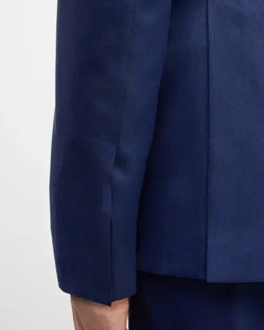 Brioni Men 's Wool Sharkskin Suit | Thumbnail 9