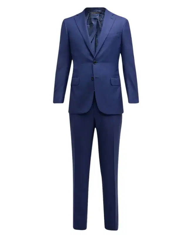 Brioni Men 's Wool Sharkskin Suit