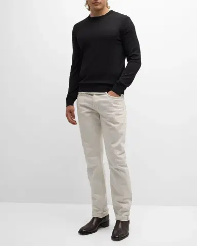 Tom Ford Men's Fine-Gauge Wool Sweater | Thumbnail 2 Tom Ford Men's Fine-Gauge Wool Sweater | Thumbnail 2