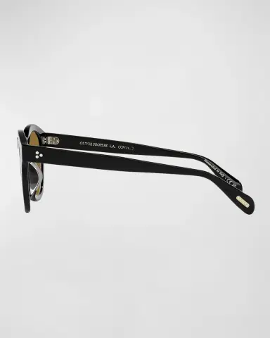 Oliver Peoples Boudreau L. A. Round Acetate & Plastic Sunglasses | Thumbnail 2 Oliver Peoples Boudreau L. A. Round Acetate & Plastic Sunglasses | Thumbnail 2