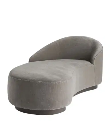 Arteriors Turner Velvet Chaise | Thumbnail 1