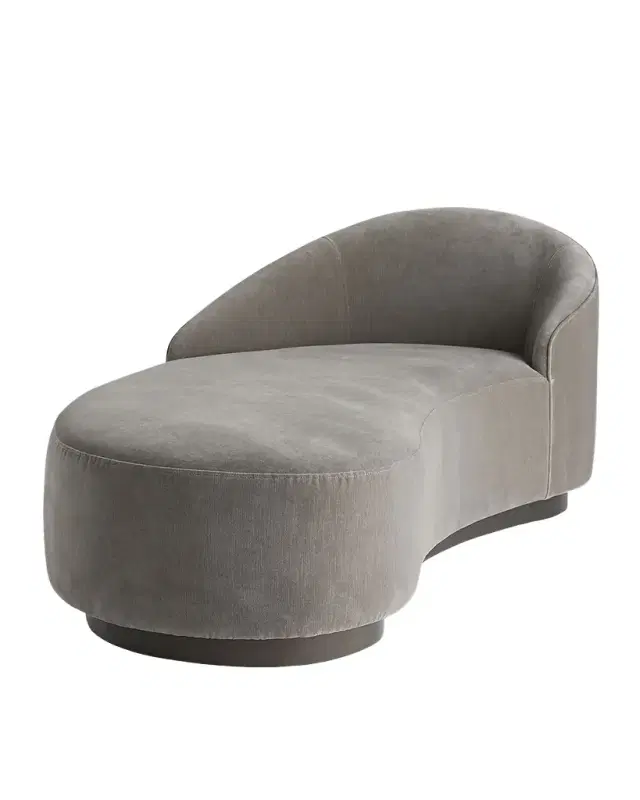 Arteriors Turner Velvet Chaise