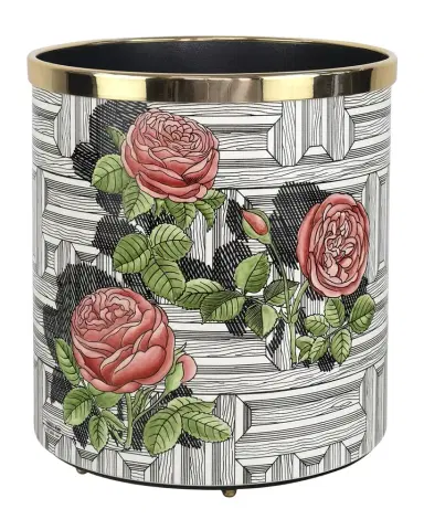 FORNASETTI Paper Basket - Musciarabia Con Rose Colore | Thumbnail 1