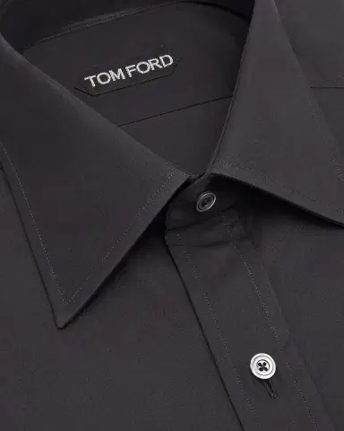 Tom Ford Men's Cotton Dress Shirt | Thumbnail 2 Tom Ford Men's Cotton Dress Shirt | Thumbnail 2