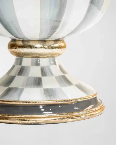 MacKenzie-Childs Sterling Stripe Urn | Thumbnail 2