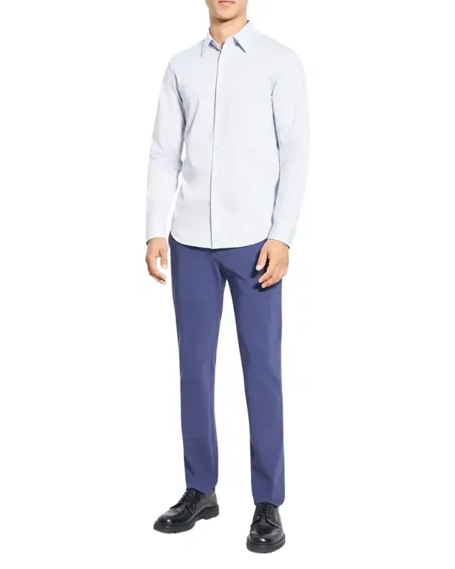 Theory Men 's Sylvain Shirt in Structure Knit
