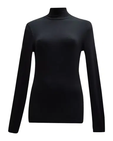 Frame Ribbed Turtleneck Top | Thumbnail 1
