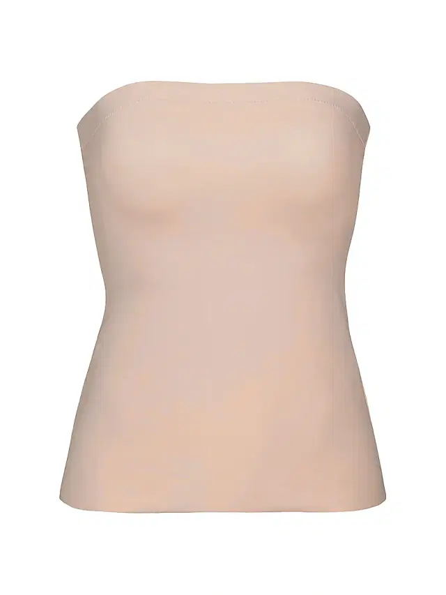 Women's Classic Strapless Cami Top - Beige