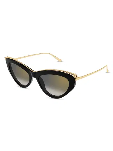 Cartier Women's Panthère Classic 55MM Cat-Eye Sunglasses - Black Yellow | Thumbnail 1