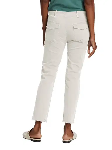 Nili Lotan Women's Jenna Cotton Pants - Eggshell - Size 12 | Thumbnail 5