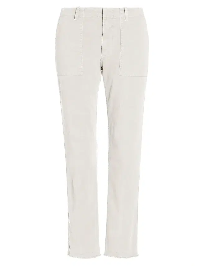 Nili Lotan Women's Jenna Cotton Pants - Eggshell