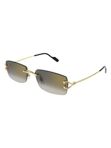 Cartier Men's C Decor 56MM Rimless Rectangular Sunglasses | Thumbnail 1 Cartier Men's C Decor 56MM Rimless Rectangular Sunglasses | Thumbnail 1