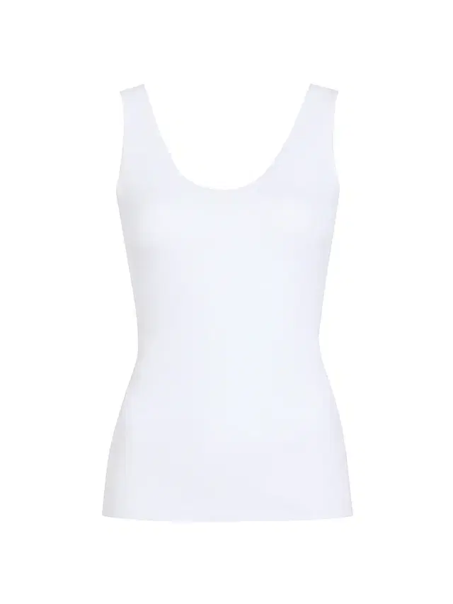 Commando Women's Cotton-Blend Scoopneck Tank - White