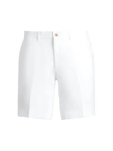 Ralph Lauren Purple Label Men's Gregory Hand-Tailored Linen Shorts - Optic White - Size 42 | Thumbnail 1 Ralph Lauren Purple Label Men's Gregory Hand-Tailored Linen Shorts - Optic White - Size 42 | Thumbnail 1