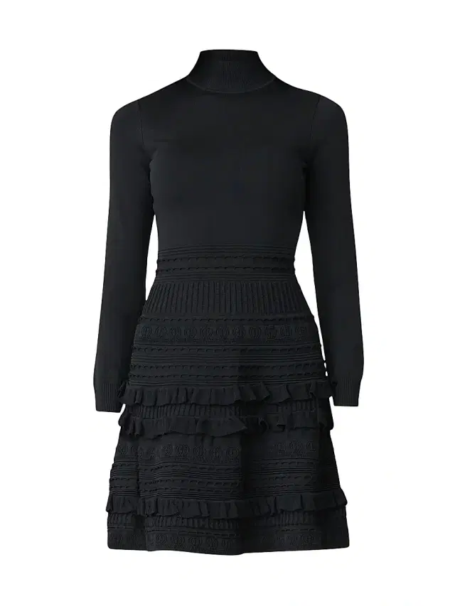 Shoshanna Women's Joie Knit Fit & Flare Minidress - Jet