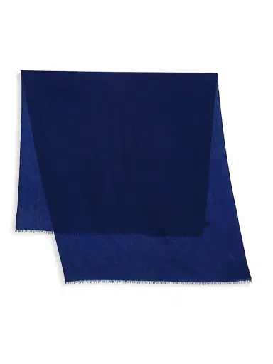 Sofia Cashmere Women's Lightweight Cashmere Scarf - Navy | Thumbnail 3