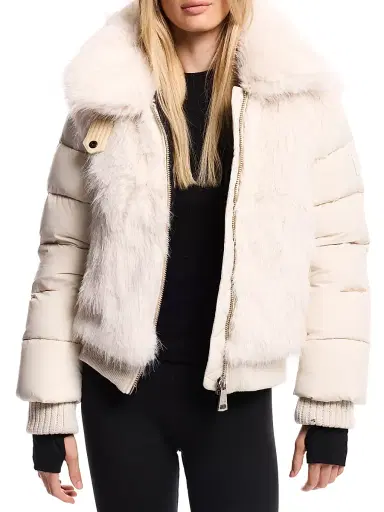 Sam. Women's Carlie Faux Fox Jacket | Thumbnail 4 Sam. Women's Carlie Faux Fox Jacket | Thumbnail 4