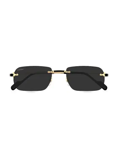 Cartier Women's Santos Classic Première de 59MM Oval Sunglasses | Thumbnail 2 Cartier Women's Santos Classic Première de 59MM Oval Sunglasses | Thumbnail 2