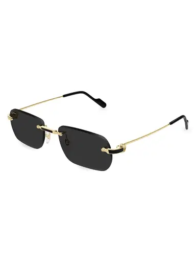 Cartier Women's Santos Classic Première de 59MM Oval Sunglasses | Thumbnail 1 Cartier Women's Santos Classic Première de 59MM Oval Sunglasses | Thumbnail 1