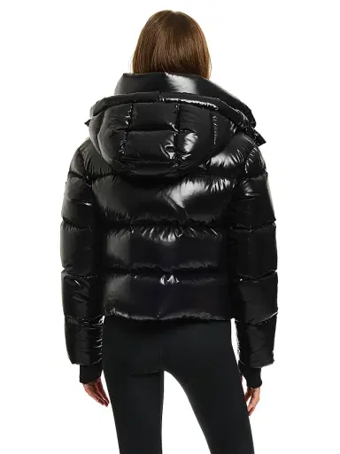 SAM. Women's Jordy Short Down Puffer Coat - Jet | Thumbnail 9