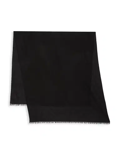Sofia Cashmere Women's Lightweight Cashmere Scarf - Black | Thumbnail 3