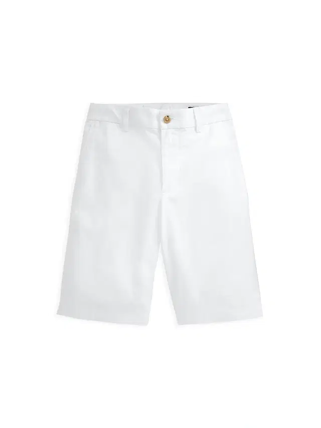 Polo Ralph Lauren Little Boy's Straight-Fit Stretch Twill Shorts - White
