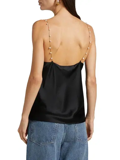 Cami NYC Women's Busy Cowlneck Silk-Blend Blouse - Black | Thumbnail 5 Cami NYC Women's Busy Cowlneck Silk-Blend Blouse - Black | Thumbnail 5