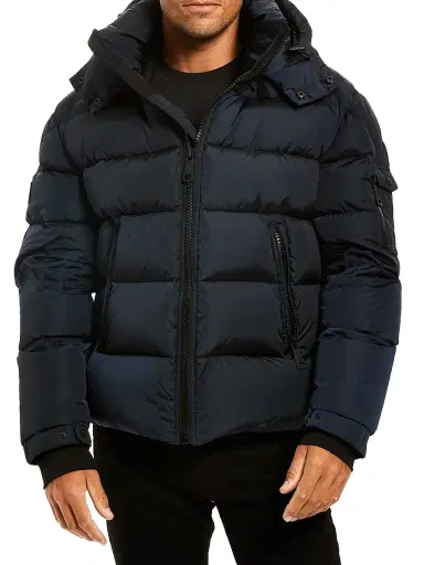 SAM. Men's Glacier Down Puffer Jacket - Navy | Thumbnail 2 SAM. Men's Glacier Down Puffer Jacket - Navy | Thumbnail 2
