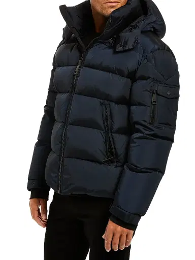 SAM. Men's Glacier Down Puffer Jacket - Navy | Thumbnail 3 SAM. Men's Glacier Down Puffer Jacket - Navy | Thumbnail 3