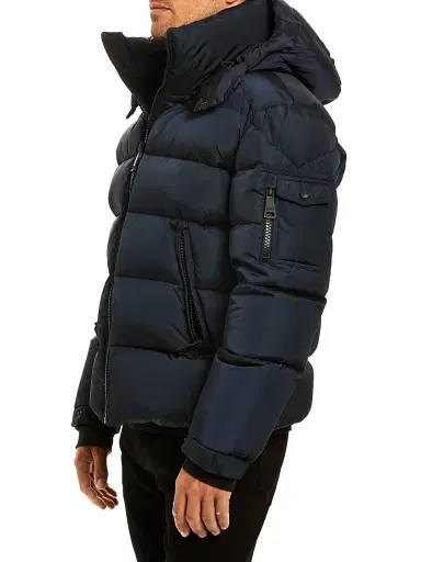 SAM. Men's Glacier Down Puffer Jacket - Navy | Thumbnail 4 SAM. Men's Glacier Down Puffer Jacket - Navy | Thumbnail 4