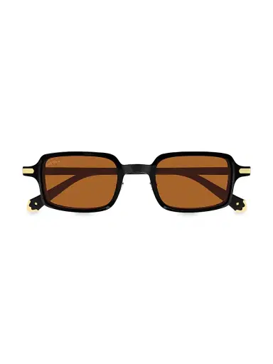 Cartier Women's Godron De 49MM Rectangular Sunglasses | Thumbnail 2 Cartier Women's Godron De 49MM Rectangular Sunglasses | Thumbnail 2