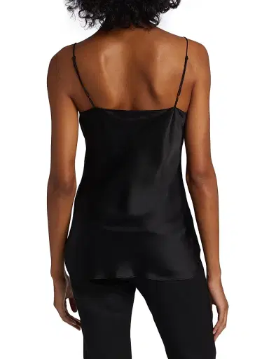 Nili Lotan Women's Isabella Silk Tank Top - Black - Size XL | Thumbnail 5 Nili Lotan Women's Isabella Silk Tank Top - Black - Size XL | Thumbnail 5