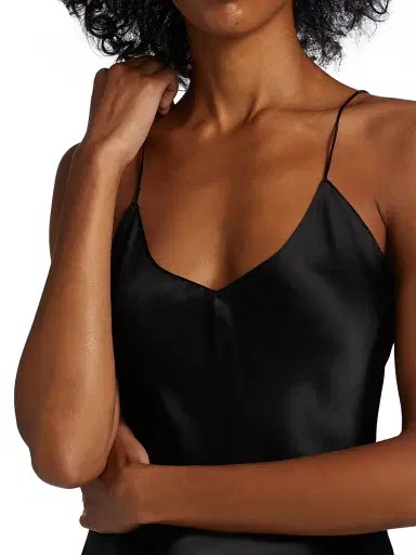Nili Lotan Women's Isabella Silk Tank Top - Black - Size XL | Thumbnail 6 Nili Lotan Women's Isabella Silk Tank Top - Black - Size XL | Thumbnail 6