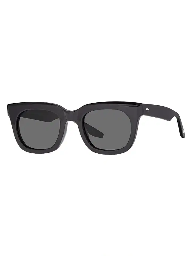 Barton Perreira Women's Samo 49MM Square Sunglasses - Dark Grey Black