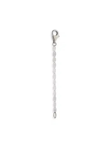 Lana Women's Petite Nude 14K White Gold Extender Disc Chain - White Gold | Thumbnail 1 Lana Women's Petite Nude 14K White Gold Extender Disc Chain - White Gold | Thumbnail 1