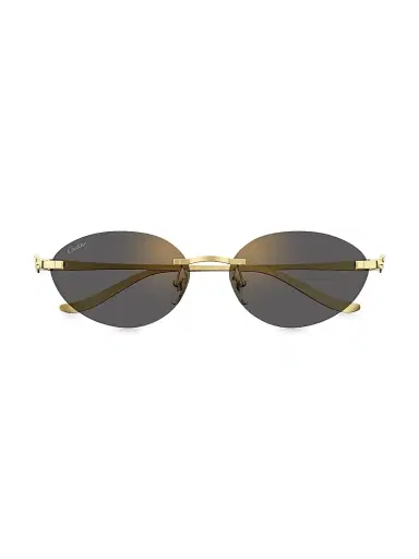 Cartier Women's Panthère Classic 58MM Oval Sunglasses | Thumbnail 2 Cartier Women's Panthère Classic 58MM Oval Sunglasses | Thumbnail 2