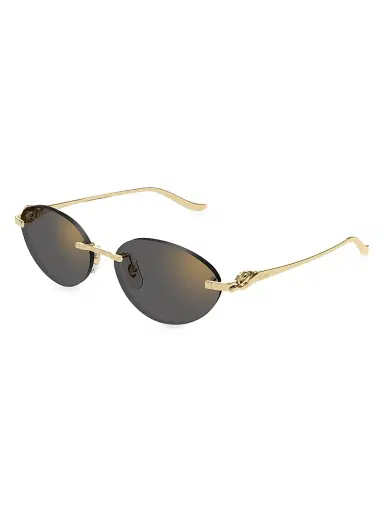 Cartier Women's Panthère Classic 58MM Oval Sunglasses | Thumbnail 1 Cartier Women's Panthère Classic 58MM Oval Sunglasses | Thumbnail 1