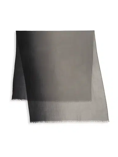 Sofia Cashmere Women's Ombré CashmereScarf - Light Grey White | Thumbnail 3 Sofia Cashmere Women's Ombré CashmereScarf - Light Grey White | Thumbnail 3