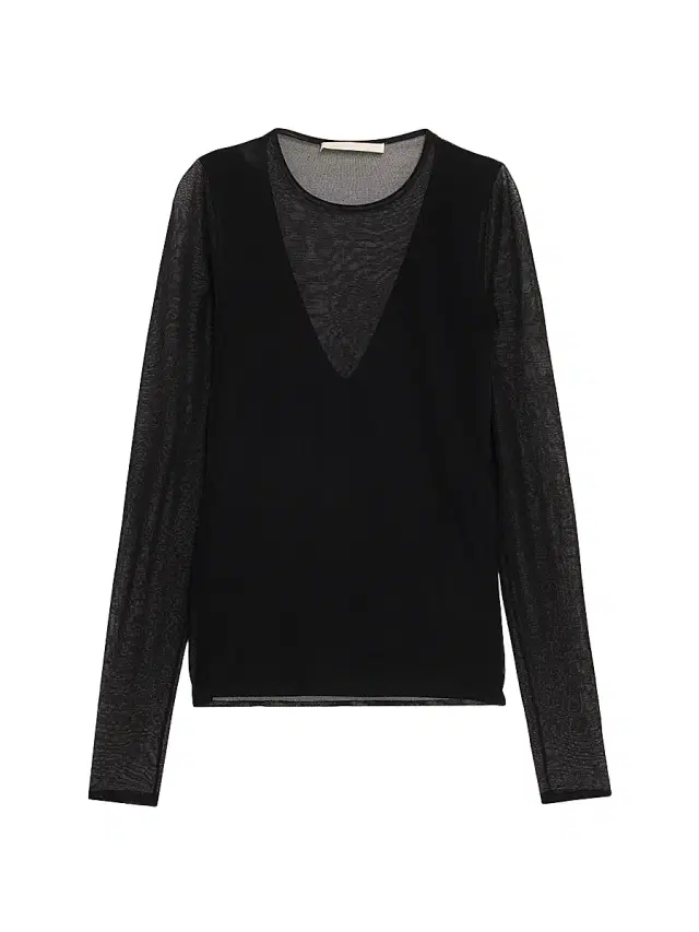 Jason Wu Collection Women's Long Sleeve Knit Top - Black