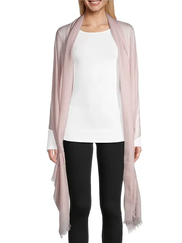 Sofia Cashmere Women's Lightweight Cashmere Scarf - Pink