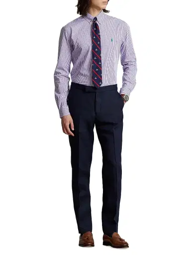 Polo Ralph Lauren Men's Linen Crease-Front Pants | Thumbnail 2 Polo Ralph Lauren Men's Linen Crease-Front Pants | Thumbnail 2