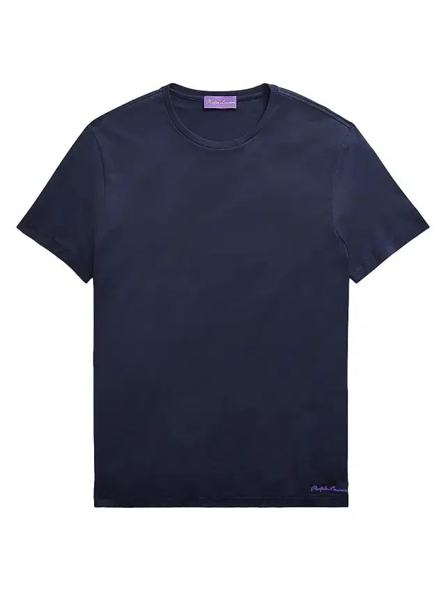 Men's Short-Sleeve Crewneck Cotton Tee - Classic Chairman Navy