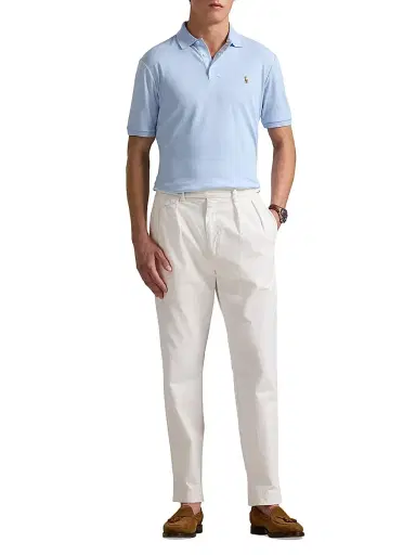 Polo Ralph Lauren Men's Cotton Slim-Fit Polo Shirt - Office Blue Heather - Size XXL | Thumbnail 2